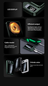 Powerbank Sottile con Ricarica Rapida PD22.5W e Potente Caricatore Wireless Magnetico, Batteria Li-Polimero Compatibile con iPhone e <span class=keywords><strong>Samsung</strong></span> - Product Image 3