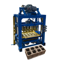Petite Machine à Briques Interverrouillables Creuses pour le Pavage en Ciment, Machines de Moulage à Vendre aux Philippines