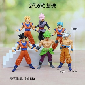 6ชิ้น/เซ็ต17ซม. 1/2/3/4/5/6เวอร์ชั่นฟิกเกอร์ตัวการ์ตูนฟิกเกอร์ตัวการ์ตูนจาก PVC ซูเปอร์ไซย่า - Product Image 3