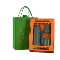 Kit de Yerba Maté en Acier Inoxydable Premium, Gourde Isolée 1400ml, Contenant, Bombilla, Brosse de Nettoyage, Ensemble de Filtres à Thé