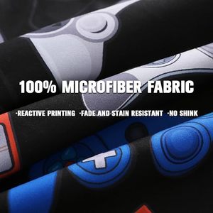 6 Piece Gamer Comforter Set chàng trai trẻ em thiếu niên kích thước đầy đủ màu đen 3D Video Trò chơi điều khiển bộ đồ giường đặt - Product Image 6