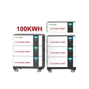 100KWH เก็บพลังงาน51.2V แบตเตอรี่พลังงานแสงอาทิตย์แบบเรียงซ้อนกันแรงดันต่ำ51.2V 280Ah Liifepo4แบตเตอรี่ - Product Image 1