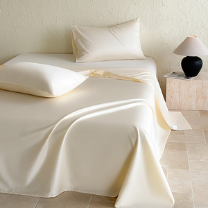 Cao Cấp 100% Cotton Nữ Hoàng 4-Mảnh Bộ Đồ Giường Đặt 300TC Sateen Rắn Mô Hình Nhà Khách Sạn Tấm Duvet Bìa Gối" - Product Image 4