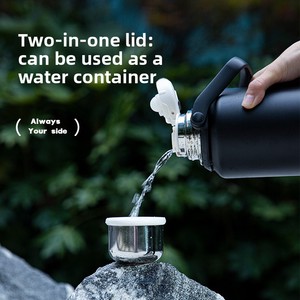 <span class=keywords><strong>Thermos</strong></span> Xile per Uomo e Donna, Grande Capacità, Design Semplice, Isolamento Sottovuoto, Borraccia Termica Portatile, Confezione Regalo - Product Image 4