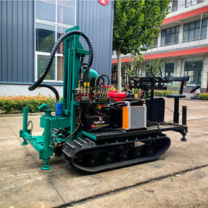25hpパワー150m深さクローラー自動ミニディーゼル水井戸ドリルリグ小型水力発電プロジェクト用 - Product Image 1