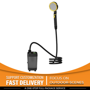 Cabezal de Ducha Eléctrico de Alto Rendimiento para Exteriores con Carga USB y Alto Flujo de Agua para Viajes en Auto y Lavado al Aire Libre - Product Image 1