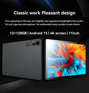 Stampa Logo 11 pollici 12GB + 128GB giochi Sim Card 10000mah Android 15 WIFI Tablet PC Computer Tablette Tableta con custodia tastiera - Product Image 3