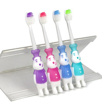 Cepillo de dientes de cerdas suaves de protección cálida para niños, cepillo de dientes pequeño Manual colorido para el hogar de alta densidad para niños