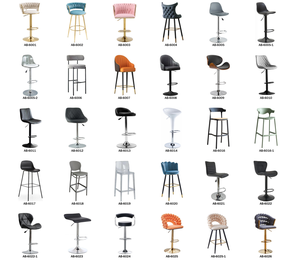 Taburete de <span class=keywords><strong>Bar</strong></span> Moderno de Tela Bouclé Beige con Estructura de Metal Negro, Silla Alta para Barra de Cocina, Cafetería, <span class=keywords><strong>Bistro</strong></span>, Hogar, Muebles Comerciales - Product Image 2