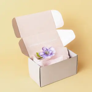 Reusable Cartons Projects Apparel Corrugated Mailer Custom Wig Kraft Paper Storage Packaging Box for Gifts