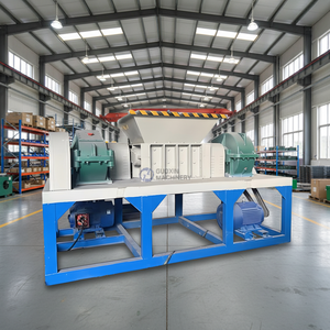 Broyeur à double arbre pour déchets textiles et cuir - Product Image 1