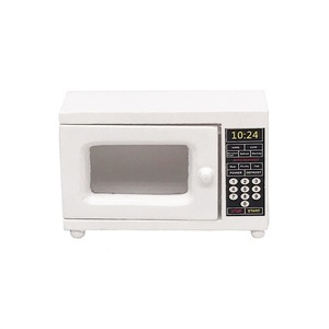 Accessoires pour maison <span class=keywords><strong>de</strong></span> poupée 1:12, mini-meubles <span class=keywords><strong>de</strong></span> cabane DIY, four à micro-ondes exquis, ornements <span class=keywords><strong>de</strong></span> <span class=keywords><strong>cuisine</strong></span> en bois - Product Image 5