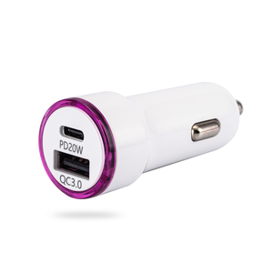 Fivi — chargeur Usb pour voiture rapide quick charge 3.0 PD <span class=keywords><strong>20W</strong></span>, adaptateur allume-cigare pour téléphone <span class=keywords><strong>iPhone</strong></span> et Samsung - Product Image 4