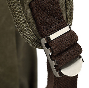 Zaino Vintage in Tela con Cinghie in Pelle, Impermeabile, per Uomo e Donna, per Uso Quotidiano e Viaggi - Product Image 6