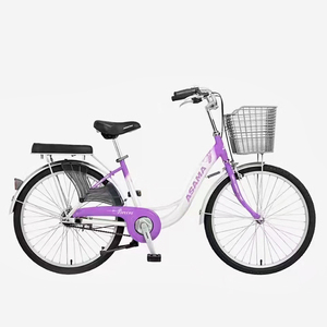 <span class=keywords><strong>2022</strong></span> à la mode rose 2020 vitesse 26 <span class=keywords><strong>pouces</strong></span> femmes dame vélo de ville avec panier - Product Image 4