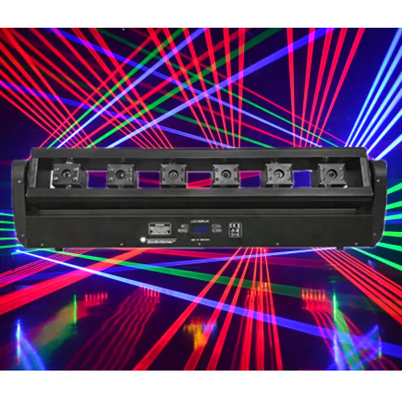China stage disco 6 heads rgb beam laser lights dj equipment price