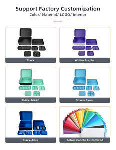 شعار مخصص للسفر سوار قرط قلادة ساعة منظم صندوق مجوهرات للسفر منظم صندوق مجوهرات - Product Image 3