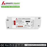 Alimentation Led Éclairage Ac à Dc Ip20 Boîtier plastique 48w 60w 80w Triac 5 en 1 Dimmable Led Driver 12v 24v
