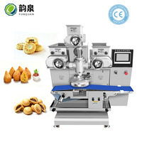 Nouvelle machine à encruster automatique haute vitesse Yunquan pour maamoul et bonbons, 220V, capacité de 20 à 120 pièces/minute