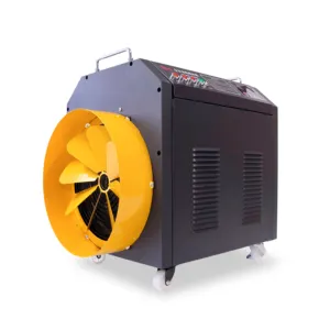 380V15KW便携式高效方形工业风扇强制电动空气风扇加热器
