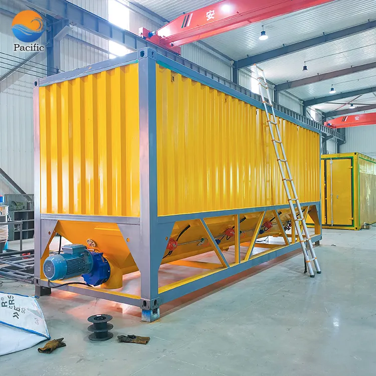 100T Container stapelbare Silotank silos Beton zements ilo horizontaler Typ