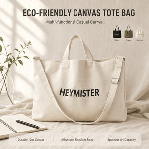 Sac fourre-tout en toile pour <span class=keywords><strong>femme</strong></span>, esthétique, imprimé lettres, sac à bandoulière, sangle réglable, grande capacité, en coton, pour l'école et le shopping - Product Image 1