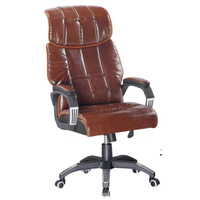 Chaise de bureau à domicile, réglable en hauteur, pivotante, chaise de travail de direction avec roulettes et accoudoirs, chaise de bureau pivotante pour l'étude