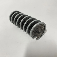 Brosse spirale industrielle en acier inoxydable sur mesure pour le nettoyage des câbles métalliques et l'élimination de la saleté