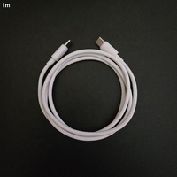 Promo lengkap kabel tebal bulat gulung, peringkat arus 3 Amp PD 27W kabel USB C hingga 8 Pin