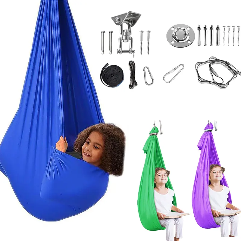 Sensory Swing für Kinder mit besonderen Bedürfnissen Therapie Swing Cuddle Swing Indoor Outdoor Baby Hängematte für Kinder & Erwachsene