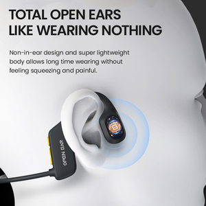 Водонепроницаемые <span class=keywords><strong>Bluetooth</strong></span>-наушники X2 IP68 с костной проводимостью и памятью 8 ГБ, беспроводные наушники OWS Open-Ear для спорта и велоспорта - Product Image 5