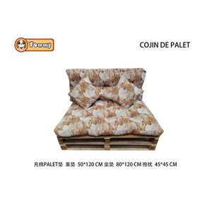 Colchoneta de palet de 10 cm rellena de algodón - 8 camas para mascotas con cojín de palet, cama cómoda y suave para mascotas - Product Image 2