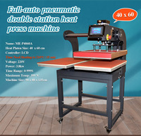 Presse à transfert thermique pneumatique de haute qualité 40x60 grand format double face ME-P4060S Fabriqué en Chine