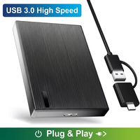 Hard Disk Eksternal 160GB USB 3.0 Portabel HDD Plug and Play untuk Laptop PC PS4 Xbox Siap Kirim Langsung dari Pabrik