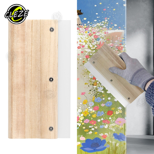 Spatule <span class=keywords><strong>de</strong></span> sérigraphie CLEZE 90 duromètres en <span class=keywords><strong>laine</strong></span> et caoutchouc, confortable et flexible, pour covering automobile, 21x14cm, outils <span class=keywords><strong>de</strong></span> manipulation d'encre - Product Image 6