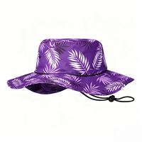 Chapeau de pêche à large bord imprimé personnalisé Ujoy Gift, protection solaire, réglable, respirant, séchage rapide, pour hommes et femmes