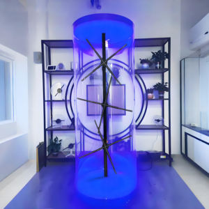 Ventilateur holographique LED 3D, projecteur, épissure cylindrique, hologramme grandeur humaine, affichage publicitaire en armoire, 65 cm, ventilateur holographique 1x3 - Product Image 6