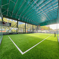 Auvent rétractable pour terrain de padel, couverture imperméable pour terrain de tennis extérieur/intérieur, structure sportive