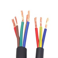 RVVB 2-adriges 0,75mm² 1,0mm² 1,5mm² 2,5mm² flexibles Kupfer-PVC-Flachkabel 300/500V