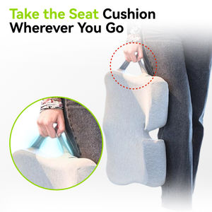 Ортопедическое офисное кресло из пены с эффектом памяти модальный рог подушки эргономичное кресло поддержка сиденья автомобиля подушка для офисного кресла - Product Image 4