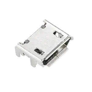 Conector fêmea para micro USB tipo B, plugue quadriciclo espaçador 7.2, adaptador USB tipo B macho para fêmea