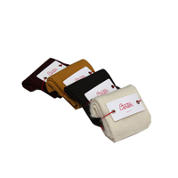 Personnalisé avec Logo Chaussette Emballage Étiquetage Manchon Kraft Papier Carton Chaussette Emballage En Gros