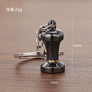 Mini porte-clés créatif 3D en forme de tasse à café et en métal, cadeau promotionnel, série de produits de café, porte-clés attrayant - Product Image 6