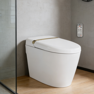 CORONIS Chine Luxe WC intelligent électronique à fonctions complètes, auto-nettoyant, chauffant, à <span class=keywords><strong>siphon</strong></span> automatique, bidet intégré, allongé - Product Image 1