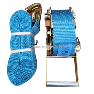 <span class=keywords><strong>Sangle</strong></span> d'arrimage à <span class=keywords><strong>cliquet</strong></span> robuste 75 mm <span class=keywords><strong>10</strong></span> T ceinture en polyester d'arrimage de cargaison pour des sangles d'arrimage de cargaison de transport efficaces - Product Image 2