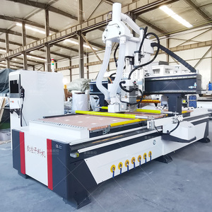 Đa chức năng và kinh tế CNC Router 1330 1530 thẳng hàng Máy Cắt + ROTARY Saw + tùy chỉnh lưỡi cưa bụi Bìa - Product Image 4