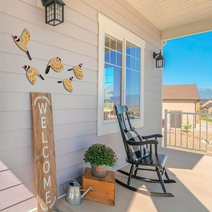 Vintage Style Wooden Flying Bird Hanging <b>Decorations</b> For Bird Lovers To Adorn Room <b>Walls</b> And Enhance Home Decor - Product Image 3