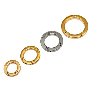 Khóa móc kim loại hình dạng tùy chỉnh theo yêu cầu nhà máy, khắc tên, móc khóa tròn, móc khóa hình sao, khóa nối dạng móc bấm - Product Image 3