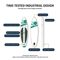 Planche de SUP de randonnée pour adultes, polyvalente, en PVC, système à aileron unique, pour lac et rivière, paddle board, surf, pêche