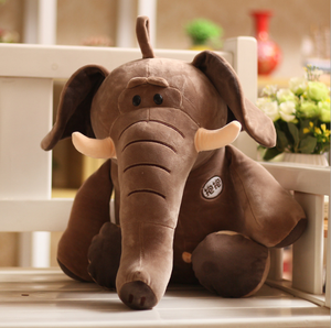 Giá Rẻ Dễ Thương Big Tai Màu Xanh Voi Nhồi Bông Anime Sang Trọng Tùy Chỉnh Thiết Kế Con Voi Đồ Chơi Sang Trọng - Product Image 3